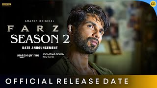 FARZI SEASON 2 RELEASE DATE  Shahid Kapoor  Vijay Sethupathi  Farzi Season 2 Trailer  farzi2 [upl. by Kletter483]