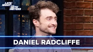 Daniel Radcliffe Shares How Jonathan Groff Screws with Him During Merrily We Roll Along [upl. by Abate901]