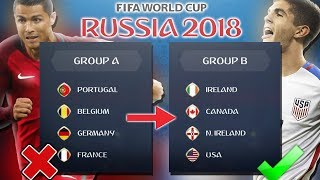 World Cup WITHOUT the TOP NATIONS  FIFA 18 Career Mode World Cup Experiment [upl. by Shornick]