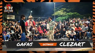 GAFAS VS CLEZART 8vos  Batalla de Freestyle  laligadelbarrio 🎤🐓 [upl. by Derwon]