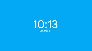 Simple Clock Rainmeter Digital Clock and Date Skin  Rainmeterbase [upl. by Damle322]