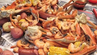 Ultimate Seafood Feast The Boil Recipe [upl. by Ardnassela]