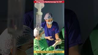 Diagnostic Hysteroscopy for IVF treatment drrakshitamalik fertilitytreatment ivfjourney [upl. by Elockin76]