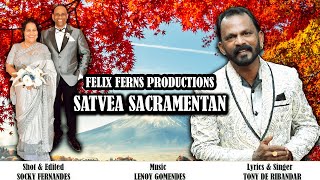 New konkanni song 2024  SATVEA SACRAMENTAN  TONY DE RIBANDAR  SILVER ANNIVERSARY TOAST SONG [upl. by Meris]