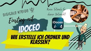 iDoceo Ordner und Klassen erstellen  Digitaler Lehrerplaner  kurzes Tutorial für Lehrer [upl. by Kcaj516]