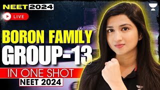 Group 13  Boron Family  pBlock in 4 Days  NEET 2024  Akansha Karnwal [upl. by Baerman]