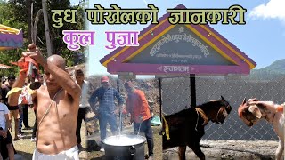 दुध पोख्रेल कुल पुजाTraditional Culture Dudh Pokhrelko Kulpuja JankariBamsabali [upl. by Evelyn]