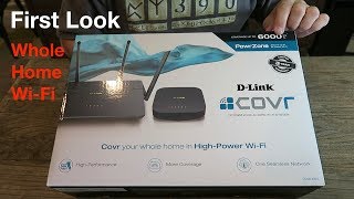 DLink Covr AC3900 Whole Home WiFi System First Look and Setup [upl. by Olpe]