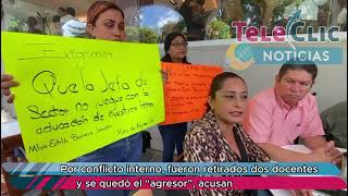 Jefa de Sector los deja sin docentes en telesecundaria de Camarón de Tejeda [upl. by Leahcimsemaj]