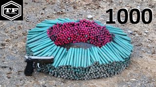 1000 FIRECRACKERS BURST [upl. by Ycnaf]