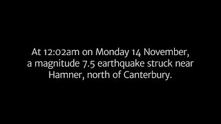 Kaikoura NZ earthquake Monday November 14  what happened in the first 48 hours  Stuffconz [upl. by Thurlough]