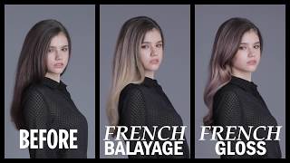 French Balayage  Gloss TUTORIAL  Lavendar Milkshake [upl. by Catherina]