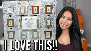 VOLUSPA CANDLE ADVENT CALENDAR UNBOXING  SUCH A GREAT VALUE GET THIS ON SALE NOW 🕯️ [upl. by Tebor]