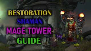 Restoration Shaman  Mage Tower  Guide  Dragonflight Season 3 1025 [upl. by Naitsirk237]