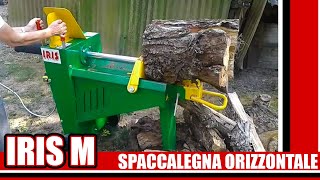 Spaccalegna idraulico a motore elettrico monofase 8 TON  Rosselli Snc [upl. by Allisan690]