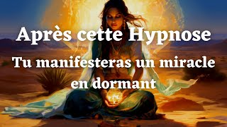 HYPNOSE POUR DORMIR  LOI DATTRACTION VISUALISATION CREATRICE ABONDANCE QUESTION MIRACLE [upl. by Refitsirhc936]