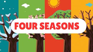 Learn Seasons for Kids  Summer Winter Autumn and Springs learning videos for pre schoolers [upl. by Adnilreh]