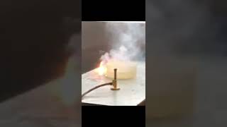 Reaction of Sodium Metal with Water💥🧪⚗️💀experiment scienceandfun science experiment sodiummetal [upl. by Akenahc]