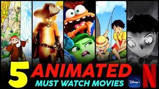 Top 5 Best quotANIMATEDquot movies Underrated animated moviesOscars nominated animated moviesBnfTV [upl. by Pouncey]