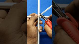 Cross over Trick with cable tieyoutubeshorts cabletie [upl. by Akkin]