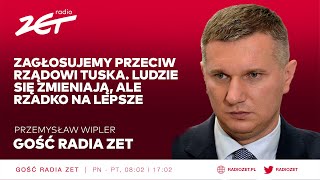 Przemysław Wipler Zagłosujemy przeciw rządowi Tuska Ludzie się zmieniają ale rzadko na lepsze [upl. by Erminia]