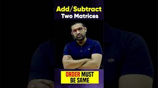 AdditionSubtraction Rule For Matrices [upl. by Acirema227]