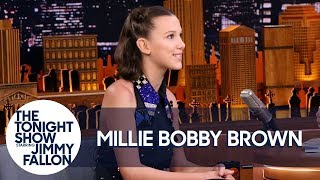 Millie Bobby Brown Is Freaked Out by Grown Men Dressing Up as Eleven [upl. by Lili]