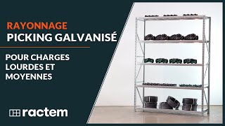 Rayonnage Picking Galvanise pour Charges Moyennes et Lourdes [upl. by Esenahs]