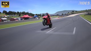 Ducati Panigale V4R ride wheelie top Speed0100 Ride 5 [upl. by Carri]