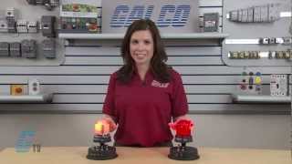 Edwards Signaling 125 Class XBR XtraBrite LED Beacon Demonstration [upl. by Thurlough]