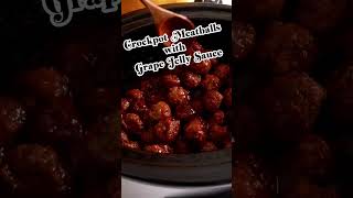 Crockpot Meatballs with Grape Jelly Sauce [upl. by Lai]