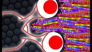 Slitherio  1 HACKER SNAKE VS 1000 SNAKES  EPIC SLITHERIO GAMEPLAY [upl. by Capriola]