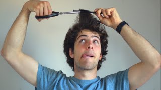 Aprendiendo a Cortarme el Pelo con TIJERAS a mí mismo [upl. by Aytac975]