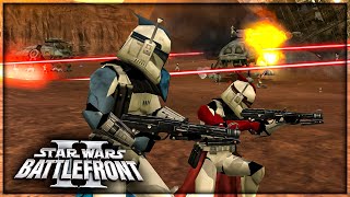 Star Wars Battlefront 2 Mod  Reforged  Geonosis Spaceport [upl. by Aryc]