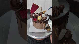 Very beautiful chocolate cake 😍 decoration ideas chocolatecake shorts youtubeshorts viralvideo [upl. by Alli]