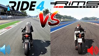 Ride 4 Vs Rims Racing  Ultimate All Bikes Sound Comparison  4K 60FPS [upl. by Lance853]