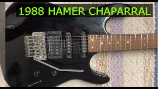 Hamer Guitar Review 1988 Hamer Chaparral [upl. by Shelah]