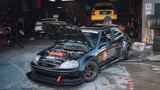 How To Build The ULTIMATE K24 Honda Civic EK Hatch  Mini Documentary [upl. by Bullen]