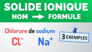 Comment déterminer la FORMULE dun COMPOSÉ IONIQUE   PhysiqueChimie [upl. by Frank]