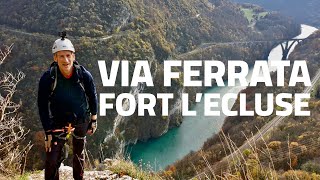 Via Ferrata Fort l’Ecluse [upl. by Ralip994]