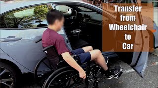 Wheelchair to Car Transfer for Leg Lengthening Surgery Patients [upl. by Fanchet]