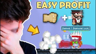 How MrSongo MAKE 4000 WLs EVERYDAY  GrowTopia [upl. by Eenaej]