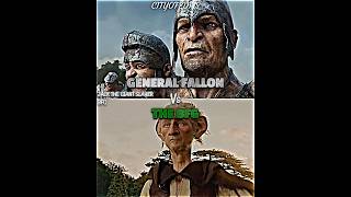 General Fallon vs The BFG bfg jackthegiantslayer vsbattle vsedit wisedit wis whoisstronger [upl. by Edson]