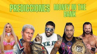 PREDICCIONES WWE MONEY IN THE BANK 2024 [upl. by Calen]