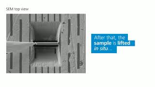 ZEISS Crossbeam  How to prepare a TEM sample [upl. by Aroel]