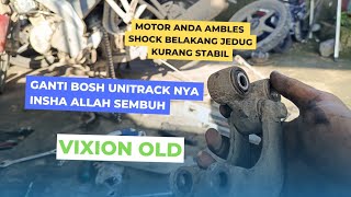 ganti bosh unitrack yamaha vixion [upl. by Oap]