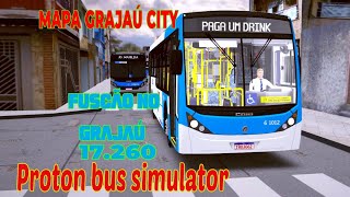 Fuscão no Grajaú Mapa Grajaú City  Proton bus simulator cqmods7800 [upl. by Franza]