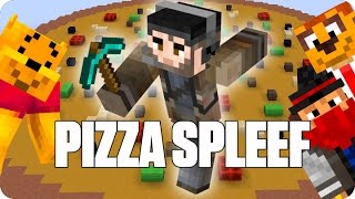 ¡A COMER PIZZA SPLEEF xD  Minecraft Con Exo Macundra y Luh en OLIMPOCRAFT [upl. by Goulder157]