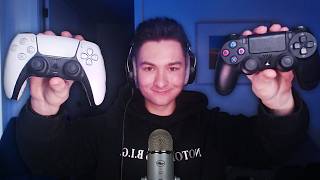 Ps4 vs Ps5 CONTROLLER SOUNDS ASMR Deutsch [upl. by Geehan725]