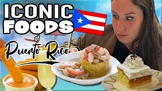 Iconic Foods of Puerto Rico Feat Mofongo Soffrittos Daiquiris Dulce De Leche Churrasco amp More [upl. by Slotnick]